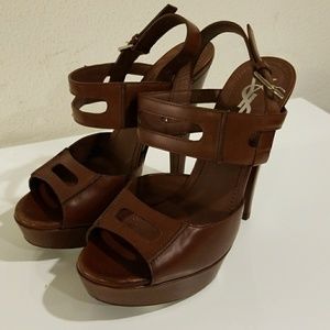 YSL platform sandals size 6 1/2